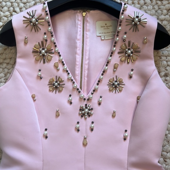 Kate Spade | Pink Pearl Dress | Size 6 - Picture 2 of 5